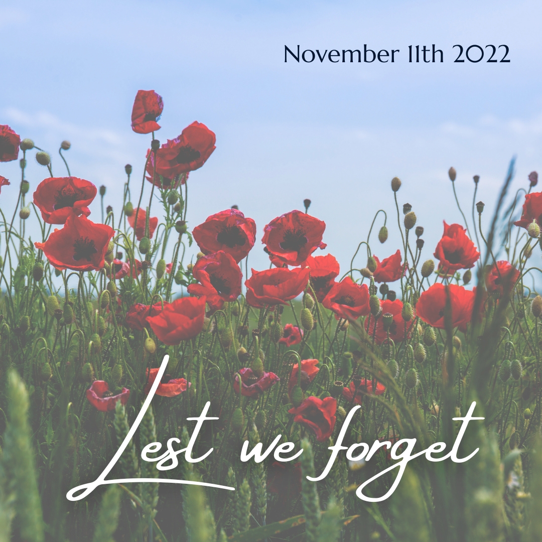 #RemembranceDay - November 11th 2022 🥀