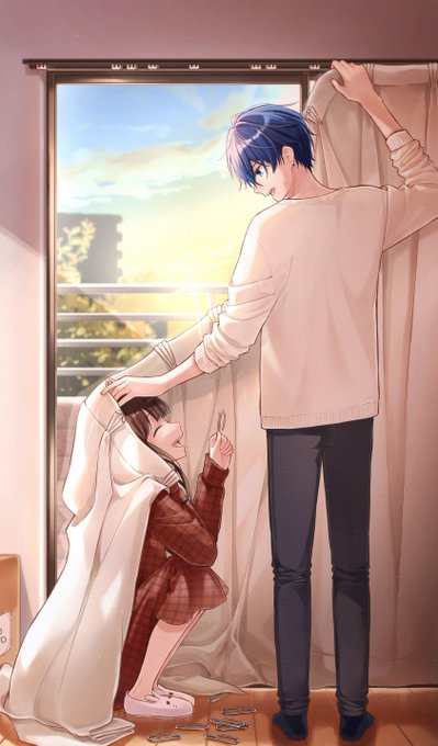 君と一緒に暮らし始める日。#創作 