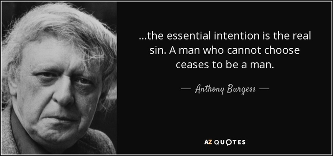 John Anthony Burgess Wilson, FRSL, who published under the name Anthony Burgess, was an English writer and composer. Although Burgess was primarily a comic writer, his dystopian satire A Clockwork Orange remains his best-known novel. Wikipedia
Born: February 25, 1917, Harpurhey, Manchester, United Kingdom
Died: November 22, 1993, St John's Wood, London, United Kingdom