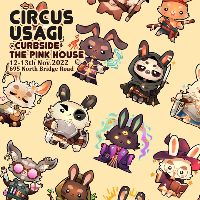 I'll be boothing this weekend with  at Curbside (The Pink House)! Bringing my new pins, washi and more! ^^ hope to see some of y'all there~ 