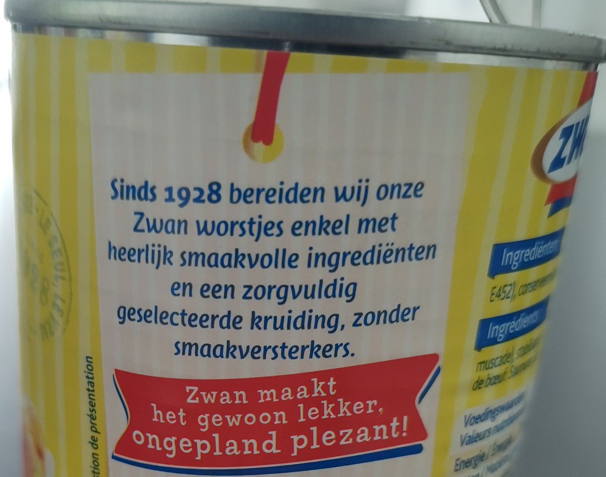Ik vraag me nu af hoe Zwan zijn worstjes maakte vóór 1928... 🤔