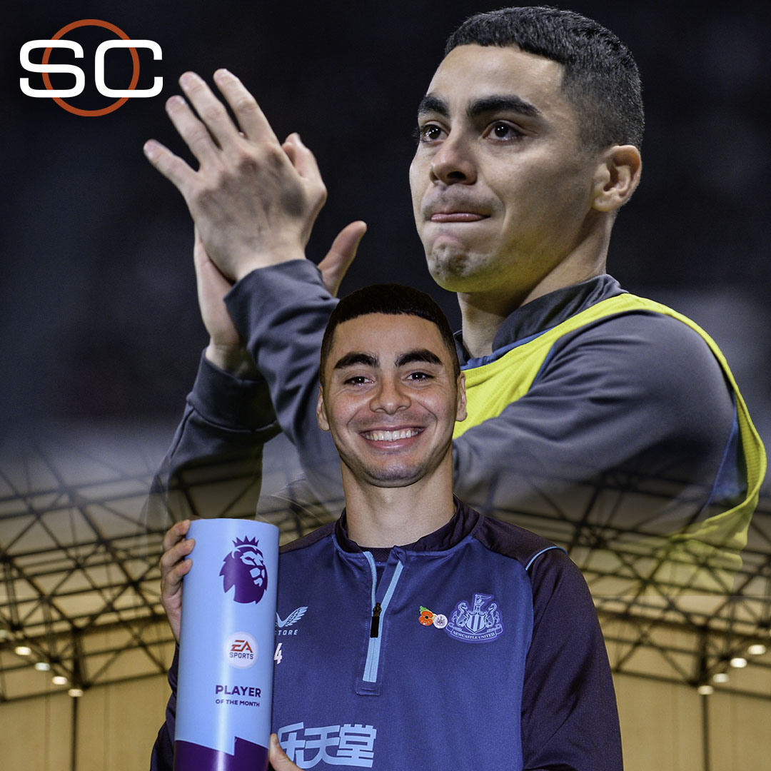 ¿El mejor jugador del mes de octubre en la #PREMIERxESPN? ¡MIGUEL ALMIRÓN! El paraguayo sumó 6 goles y fue figura en Newcastle.