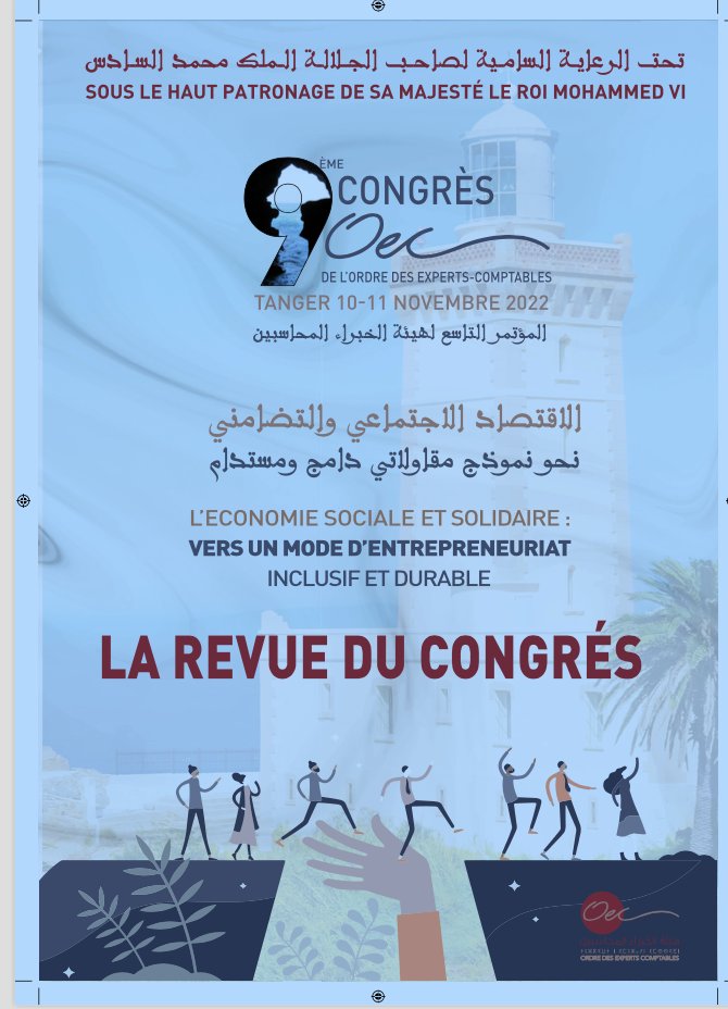 LamiaAllouli's tweet photo. Dernier article sur les enjeux des associations dans la revue du 9ème congrès de l'Ordre des Experts-comptables du Maroc
Tanger le 10 et 11 novembre 2022
#CongresordreexpertscomptablesMaroc
#Economiesocialeetsolidaire
#ESS
#Associations https://t.co/OV0BCmdKPg