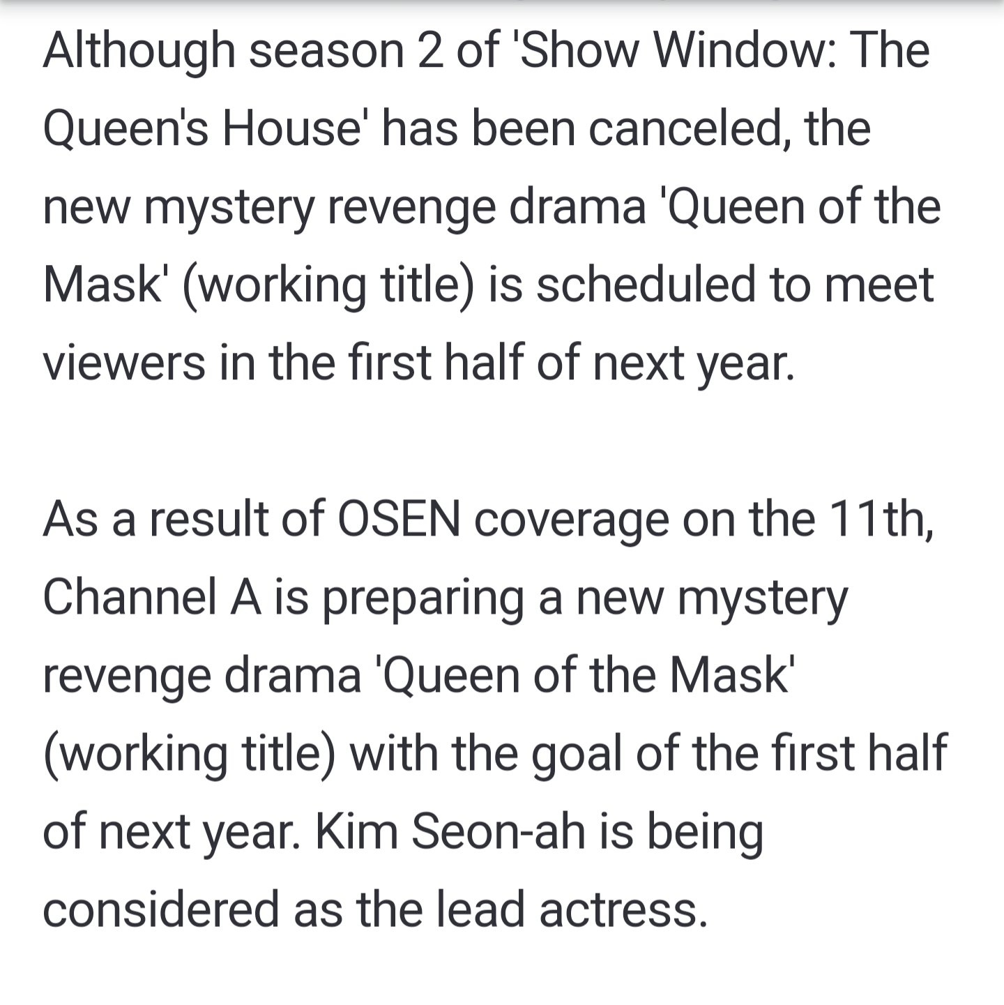  on twitter i m so glad that channela was supposed to plan show
