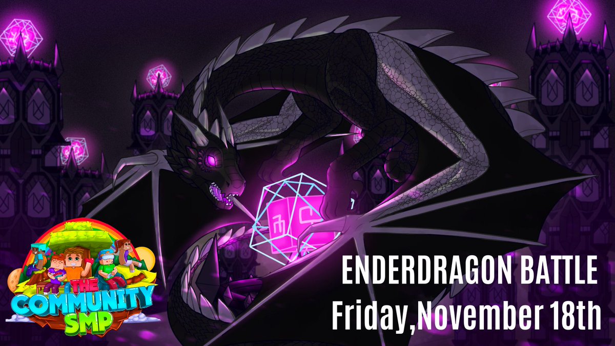 TheCommunitySMP's tweet image. Our members next challenge awaits... Will this be the battle that makes our members cry??!? Will they face a Level 99 Enderdragon? They won't know until its too late  👿👿👿👿 May the odds be ever in your favor members. Who will be the first to the egg?