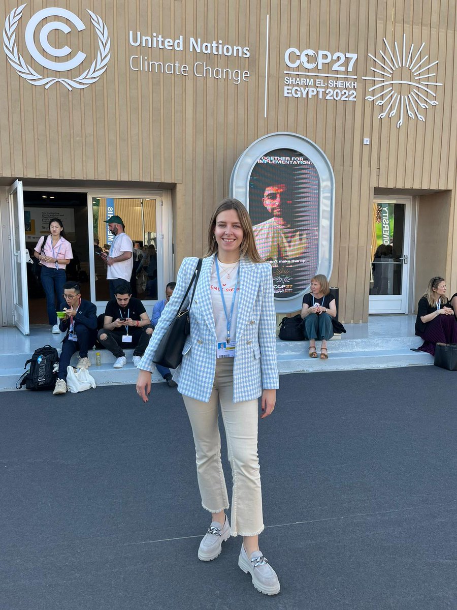 Here we are, ready to work! #COP27 <a href="/UN/">United Nations</a> #ClimateCrisis