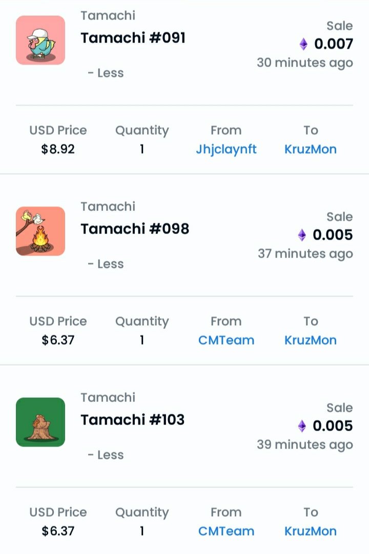 🚨SOLD🚨
Thank You So Much 😍 Big Thanks To @KruzMon88
He Bought 3 Items Of Tamachi At Once 🔥🔥🐤
And Resold <a href="/jhjcripto/">Tortuga 3</a> - @KruzMon88
And Dont Forget To Follow Both Of Them 🔥🔥
And There Are Still Many Items Left Of Tamachi
opensea.io/collection/tam…
#DeltaXNft #NFT  #CactusBoom