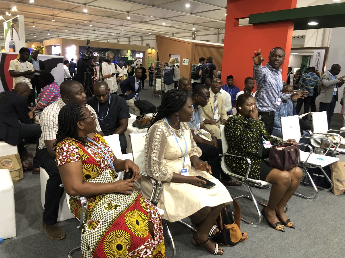 TropenbosGhana's tweet photo. The @EuropeInGhana-funded #LEANproject held a successful side event @COP27P where we shared knowledge, experience, and highlighted the importance of Integrated Landscape Management Approach in building climate resilience. 

#ClimateChange 
#COP27 https://t.co/UwcxMtNEHp