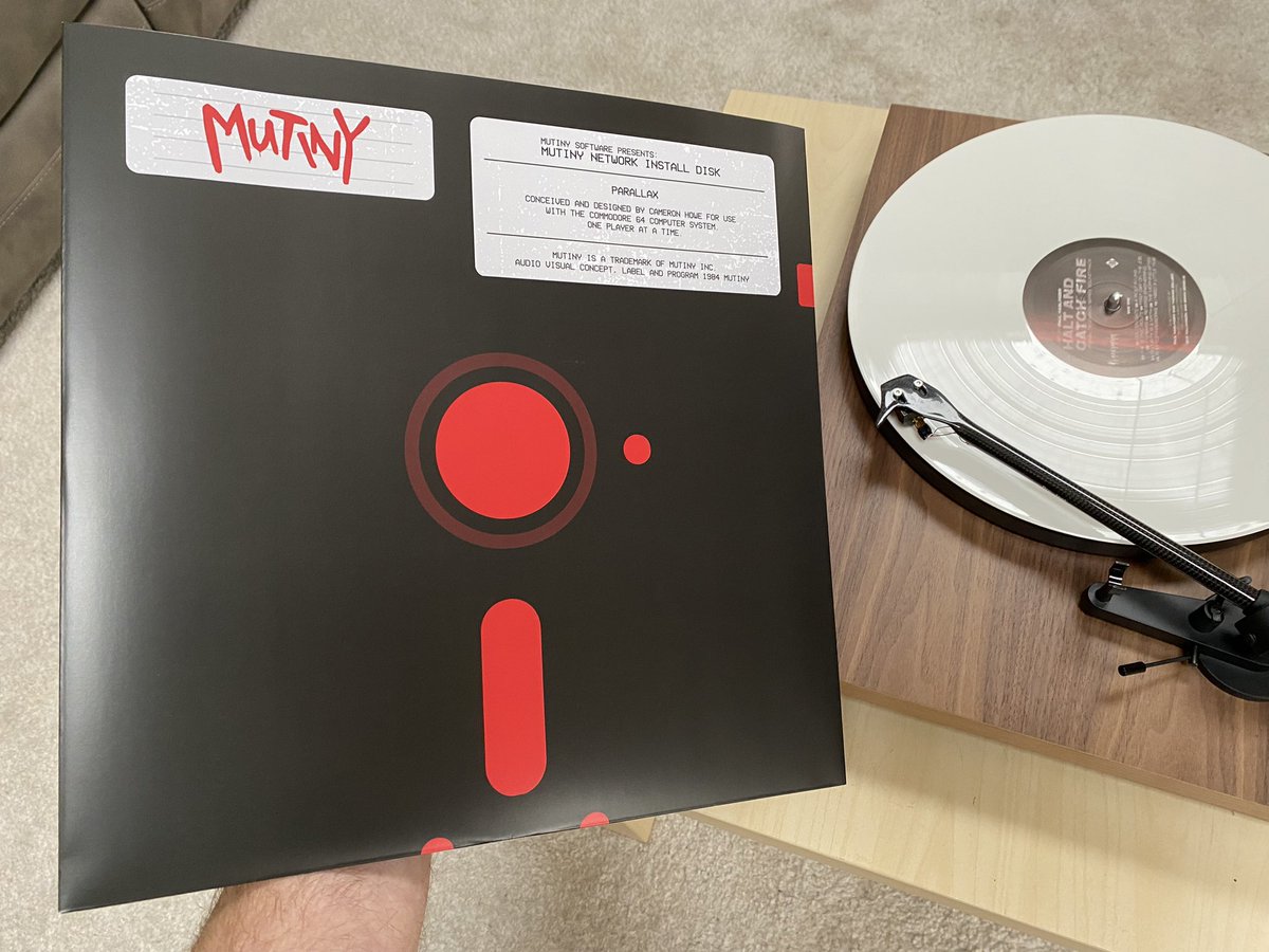 Finally tracked down a copy of Mutiny on 12” floppy. #cardiffelectric #siliconprairie