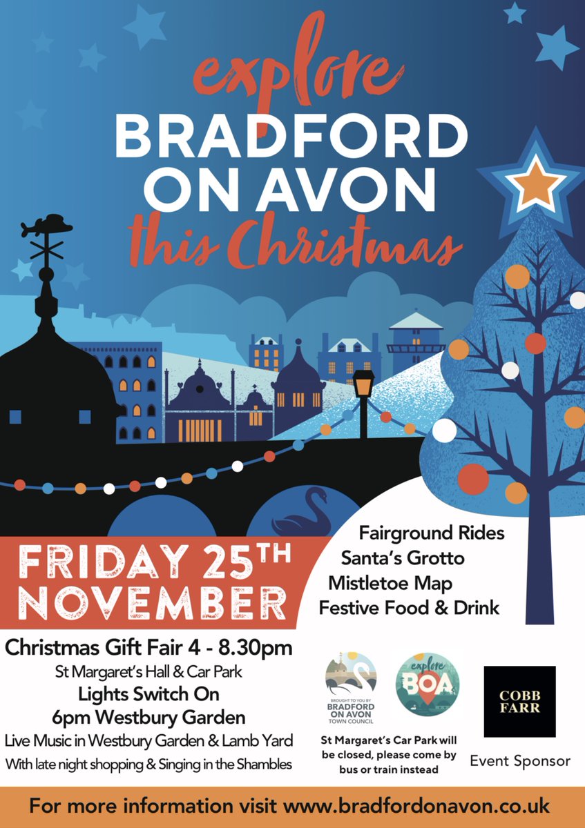 We’re thrilled to be sponsoring the Bradford on Avon Christmas light switch on.  We will be keeping the office open from 5pm. Come on in, say hello and enjoy some festive treats including mulled wine, mince pies and more!  It will be great to see as many of you as we can.