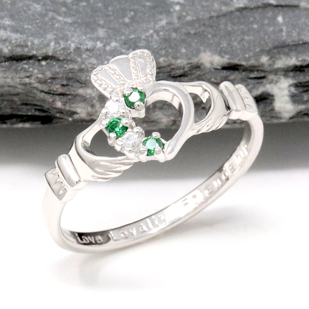 IrishRings's tweet photo. Irish Claddagh silver ring. The heart represents love, the crown loyalty &amp; and the hands friendship. #claddaghring #irishjewelry #celticjewelry #madeinireland Buy at https://t.co/yIYDfJsvFx https://t.co/9j9t4SQNkU