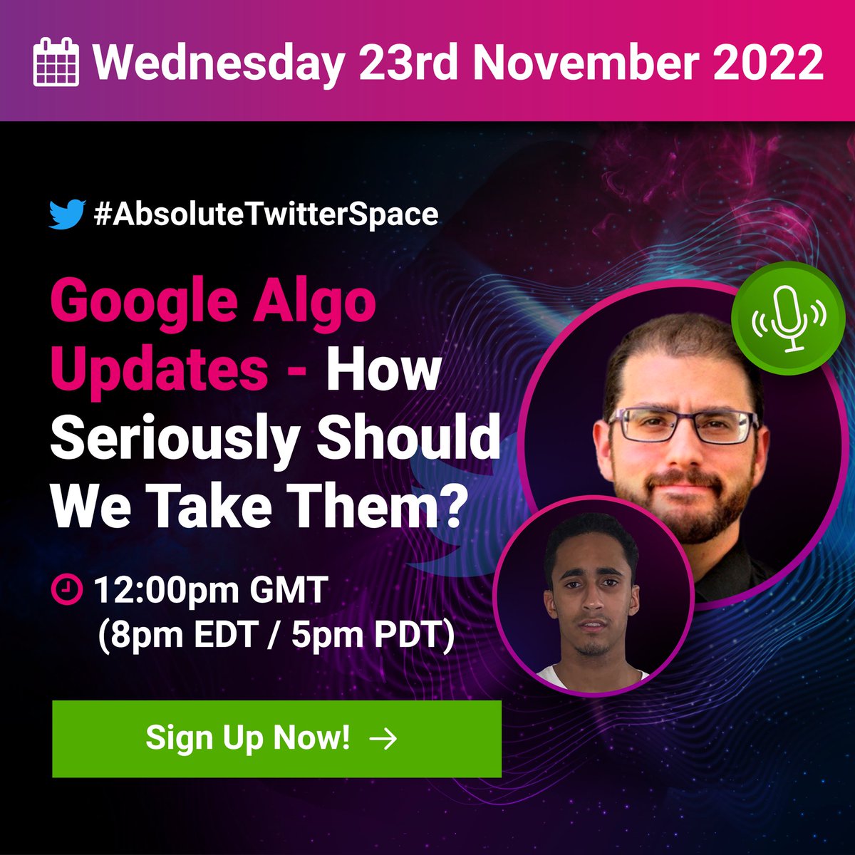 AbsoluteDMedia's tweet image. Was the #HelpfulContentUpdate as big as expected? What can people do in the aftermath of an update?
 
Sign up to our next #TwitterSpace taking place on Weds 23rd Nov to hear @LewisEsson9 and @MordyOberstein answer all your questions 🔥 
 
Sign up now 👉 bit.ly/3hzTgu2
