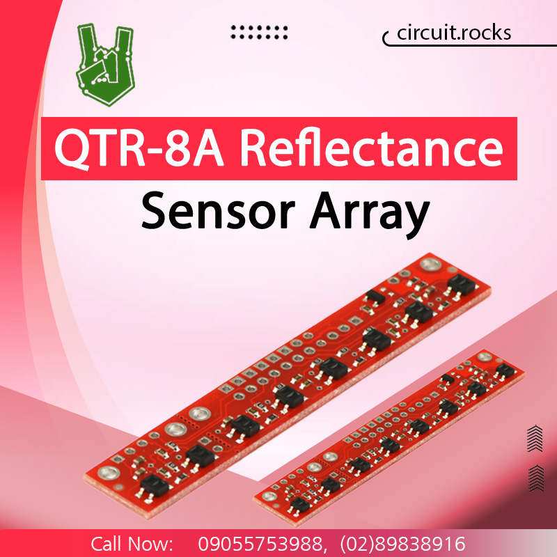circuitrocks's tweet image. QTR-8A Reflectance Sensor Array has 8 IR LED/phototransistor pairs mounted on a 0.375&quot; pitch, making it a great detector for a line-following robot.

Visit Now-bit.ly/3WRnWay

#arduino #circuitrocks #sensorarray #qtr8a #mountcable #gadgets #technology