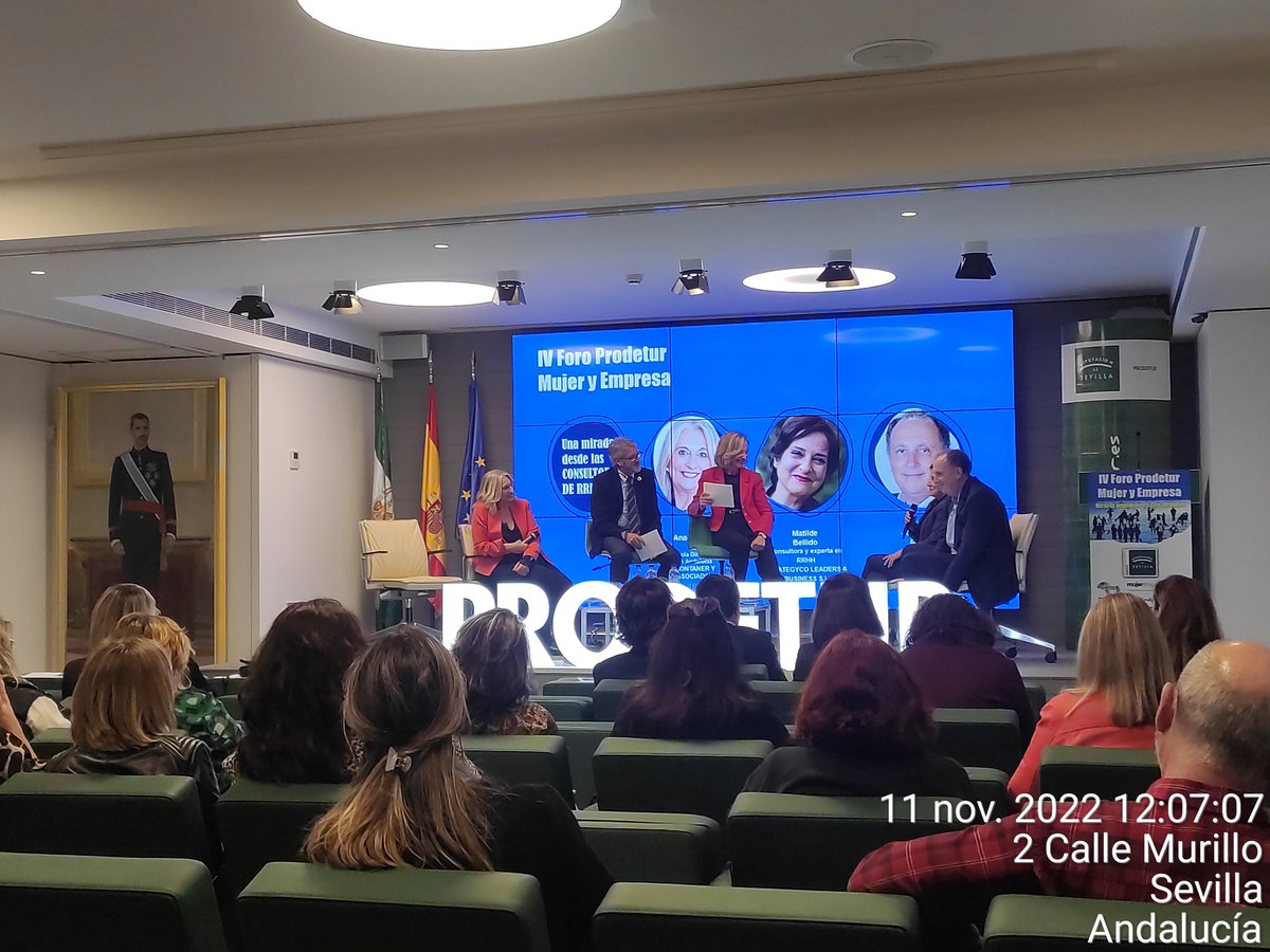 IV Foro de mujer y empresa
"Cambio cultural como igualdad real" 
<a href="/prodetur/">Prodetur DipuSevilla</a> <a href="/EmpresariasSE/">Empresarias Sevillan</a>
#conciliacion #mujer #empresas #igualdadreal