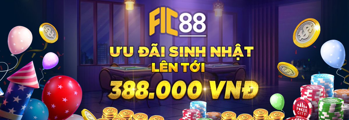 Fic88_com's tweet photo. 🎉Happy Birthday🎉FIC88 TẶNG NGAY ƯU ĐÃI🎉
          👑FIC88 ĐẲNG CẤP ĐẾ VƯƠNG👑
                         UY TÍN-DẲNG CẤP         
Mừng sinh nhật bạn - FIC88 gửi bạn ngay 388.000
🌐https://t.co/HOVjOFWAZh

#HappyBirthday
#Sexycasino
#sexybaccarat
#pokeronline https://t.co/N4HH0sdGNP
