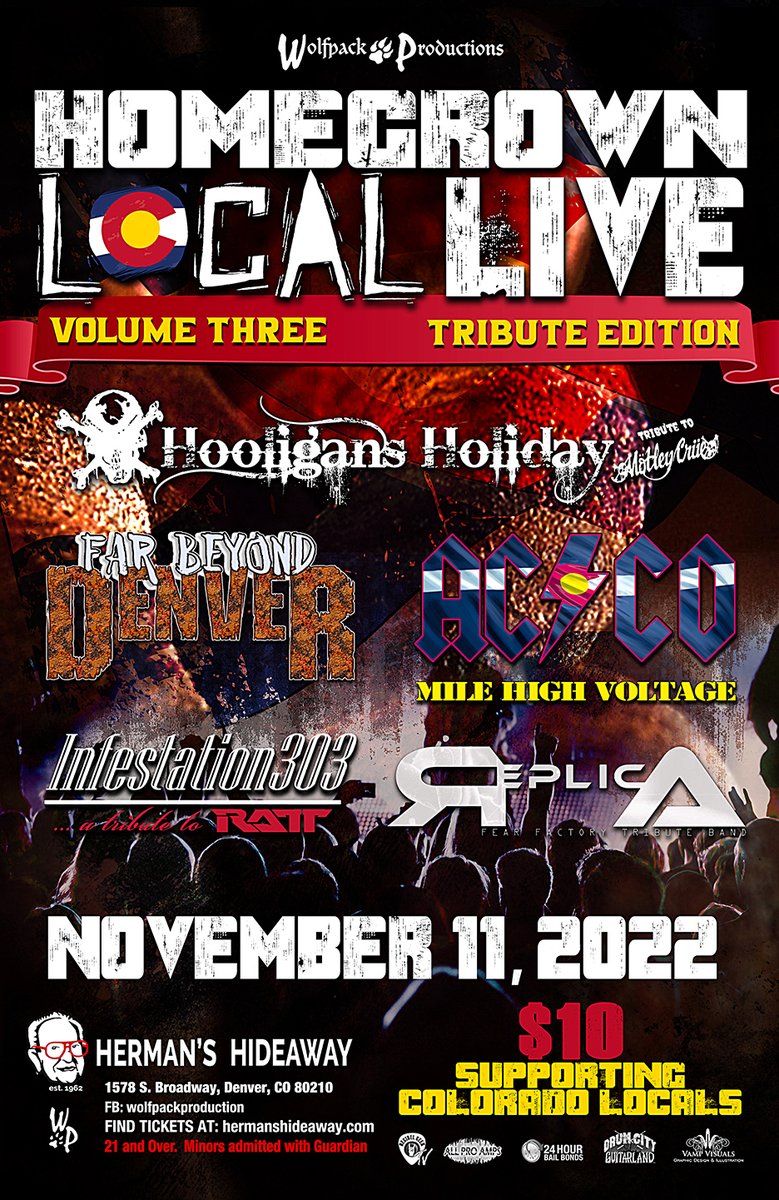 EventStarProduction (@eventstarpro) on Twitter photo #Tonight #FridayNight <a href="/hermansdenver/">Herman's Hideaway</a> #HomeGrown #LocalMusic #Live #TributeBands #Denver #Colorado #MileHigh on #Broadway #Tonight #FridayNight <a href="/hermansdenver/">Herman's Hideaway</a> #HomeGrown #LocalMusic #Live #TributeBands #Denver #Colorado #MileHigh on #Broadway