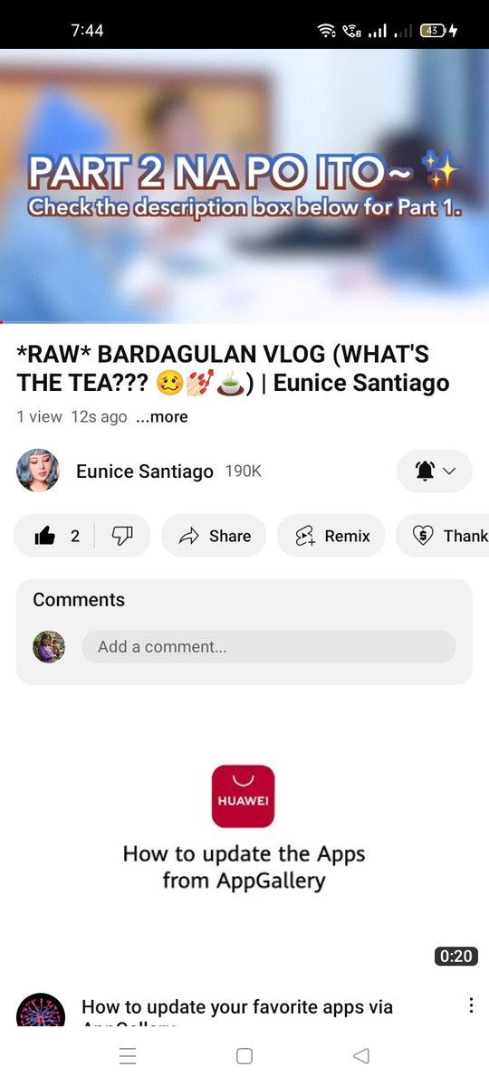 lian_abegail's tweet photo. Ate @eunicetsantiago just post another vlogggg!!!💙🫶✨
Nood na po kayoooo~~ And don't forget to not skip ads!🫶
🔗;https://t.co/oEBxKGzLTI
With kuya @easykiel24 , ate @roniquecresli and kuya @jokocawili_ 🫶✨ https://t.co/2UZtemruH7