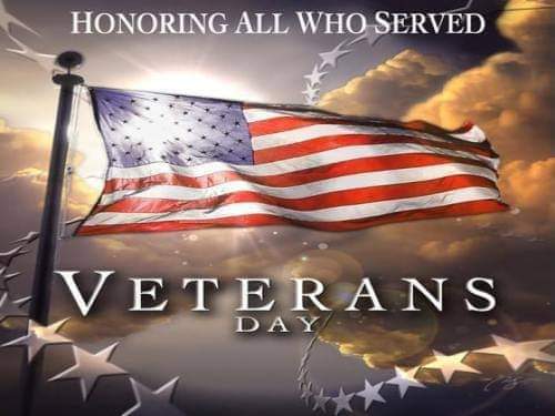 Happy Veterans Day to all who served & bravely defended our freedoms. Thank you! #VeteransDay