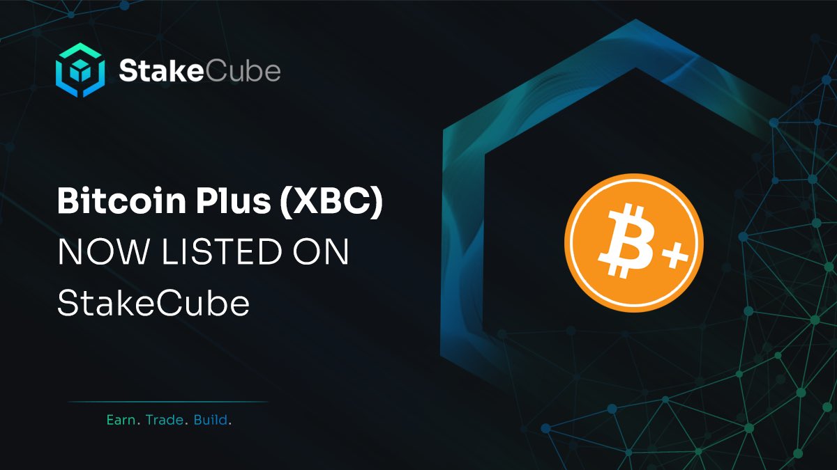 StakeCube (@stakecube) on Twitter photo $XBC is now listed on #StakeCube!
#BitcoinPlus is available in our dashboard and our #exchange now!
➡️ stakecube.net/app/exchange/x…
Warm welcome <a href="/BitcoinPlusOrg/">BitcoinPlus ($XBC)</a>. $XBC is now listed on #StakeCube!
#BitcoinPlus is available in our dashboard and our #exchange now!
➡️ stakecube.net/app/exchange/x…
Warm welcome <a href="/BitcoinPlusOrg/">BitcoinPlus ($XBC)</a>.