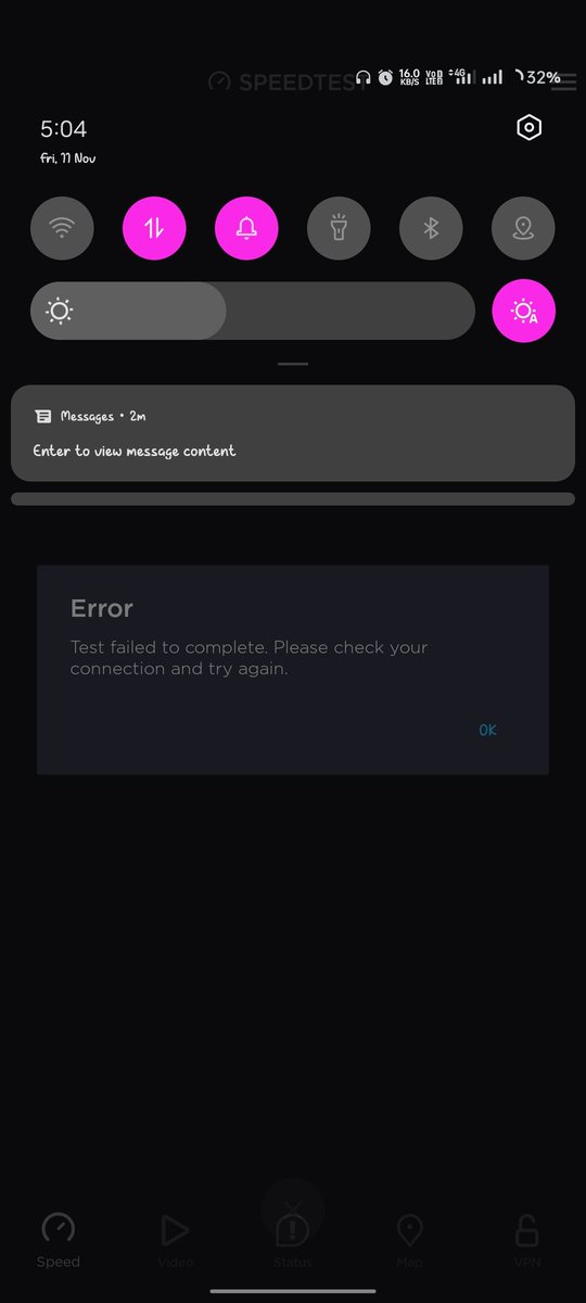 RajputNikuSingh's tweet image. 0 kbps to 5kbps
This is internet speed of Relience Jio in my Area. Very Slow internet Speed.
Ye kya 5G laayenge jab inse 4G ka Speed hi Manage nahi ho raha.
#JioSlowInternet
@JioCare @JioGenNext @reliancejio @ViCustomerCare @airtelindia @TRAI @DoT_India
