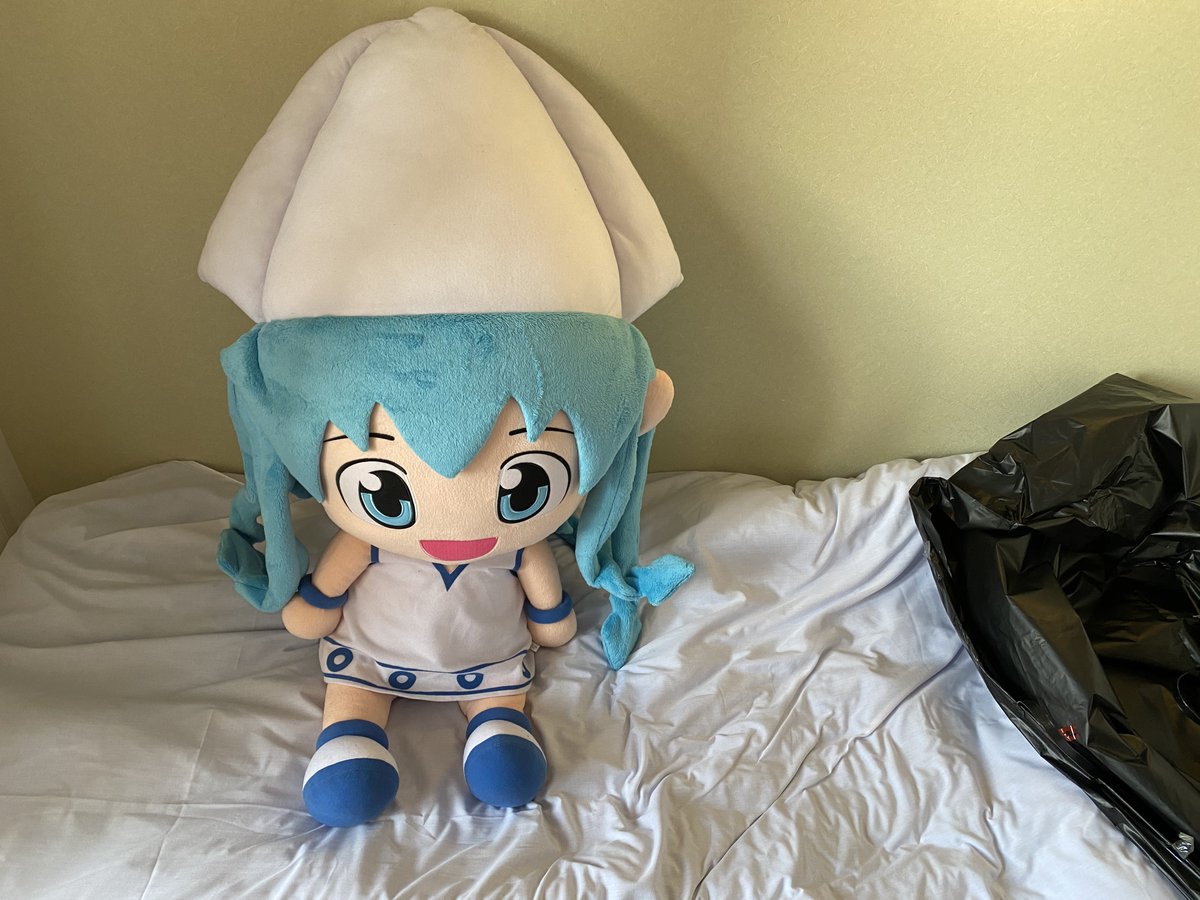 Yo why'd she come in a bodybag #イカ娘