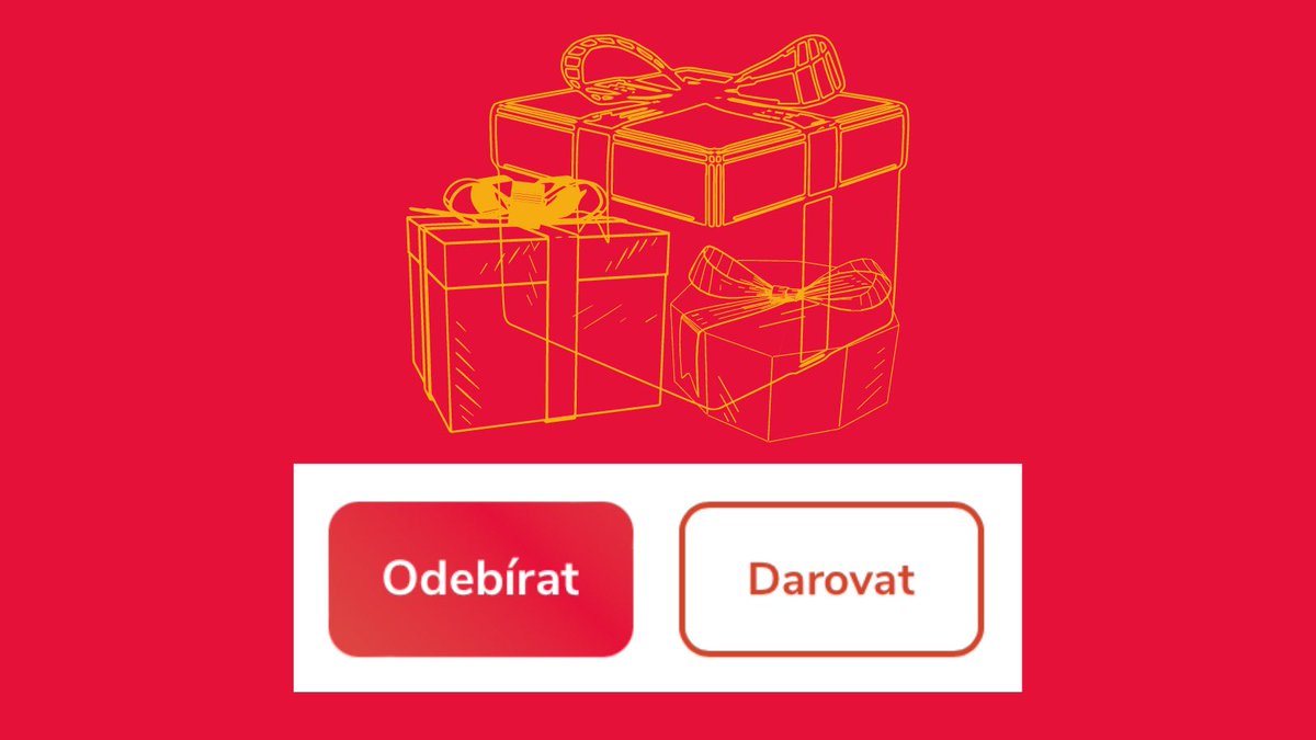 Forendors's tweet image. Pickey od dnešního dne umí dárky! 🎁🎄

Tvůrci mají detailní informace v e-mailu, ostatní si můžete o darování předplatného přečíst na stránce pickey.cz/darovat-predpl…

Přejte si / Darujte pod 🎄 kvalitní obsah. Buďte Pickey. 💛