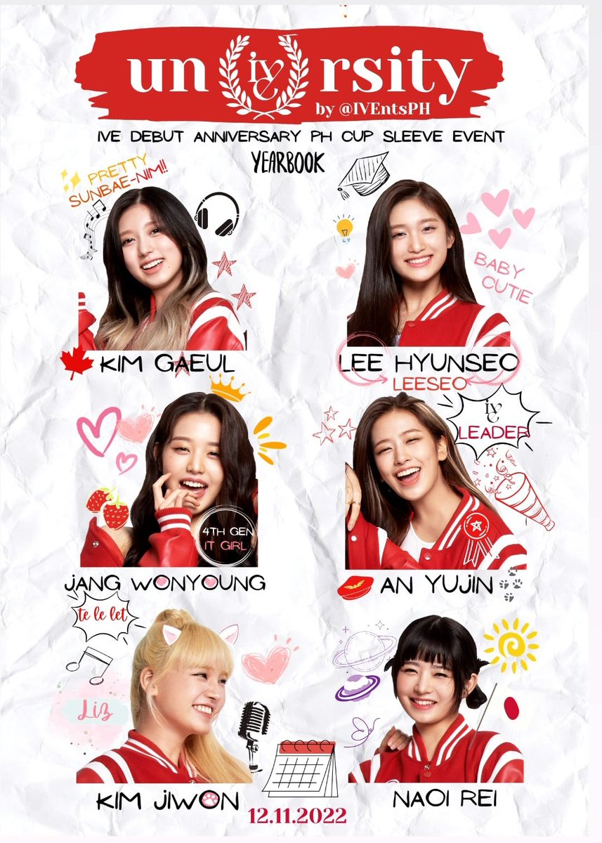 IVEntsPH's tweet photo. 📢 11.11 unIVErsity EVENT POSTER &amp; FORM

WHO: Filo DIVE
WHAT: unIVErsity D-DAY
(IVE Debut Anniversary CSE)
WHEN:  DEC. 11, 2022, SUNDAY (2:00-5:00 PM)

Please see 'admission' (order) form in the comment section and join our 'foundation day' (debut anniversary) party!

See you? ❣️ https://t.co/NeZkHaf46z