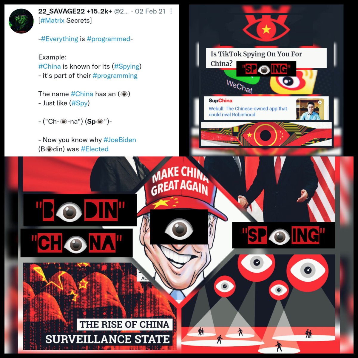 TheMatrixology's tweet photo. "Words Are #CONNECTED ENERGY"
- This Is Why I Will Never Own An "#iPHONE" (👁Phone) Ever Again..
- Think Of "SP👁" & "CH👁NA"
(Not The Type Of #Energy I Want To Be Attached To)
#Matrix https://t.co/1CjFKdHQpn