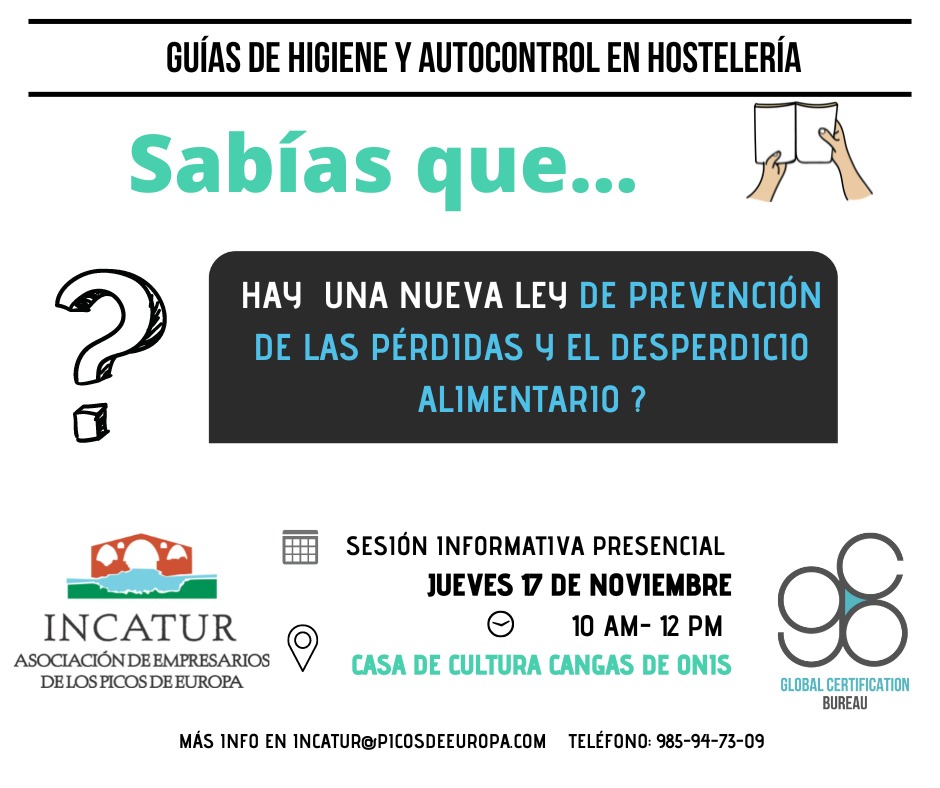 ¿Sabías que el pasado 7 de junio se 2022, se aprobó el proyecto de la Ley de Prevención de las perdidas y el desperdicio alimentario⁉️
📆 17 de noviembre, 10 horas
🏫Casa de Cultura de Cangas de Onís
Inscripciones 👉 forms.gle/DvTMcD5SZ4kena…