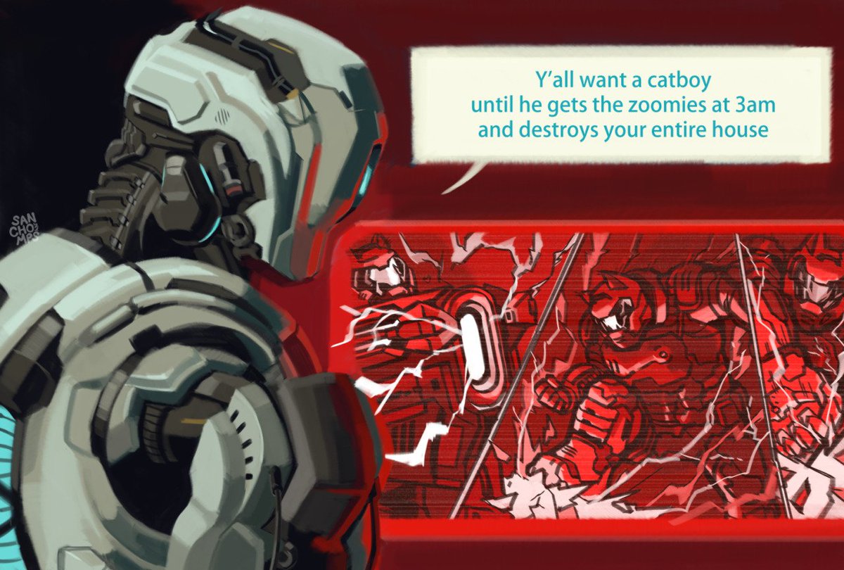 sanchomps's tweet image. hey i'm sancho π notorious fanart drawer, robots and mechanical stuff are my jam, love to paint warm colors and i think divorce is funny
π sanchomps.com
π sanchomps.tumblr.com
πΏ ko-fi.com/sanchomps