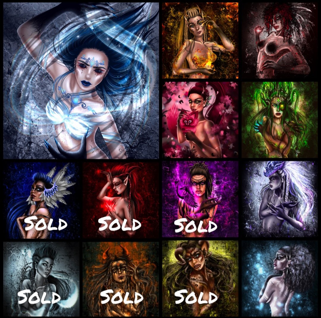 So. I'm happy to show you the latest queen of the wasteland in the collection. Her name is Delia. She is the most ancient and powerful queen. Delia forever closes the passage between the dark and light side of the universe😈
🖤Reserve 0.09 eth
#efresh_nft #NABU #KatoKrew 
Link 👇