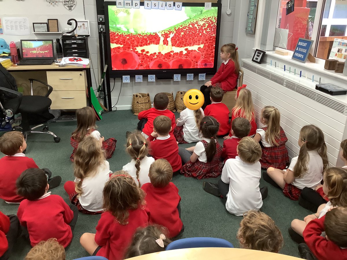 MillbrookRec's tweet photo. As we have been focusing on Remembrance Day for topic this week, we watched the CBeebies video which is a beautiful and simple animation that is very age appropriate for our children. #RemembranceDay #mbhistory #shareastory https://t.co/et9MXaNQbR