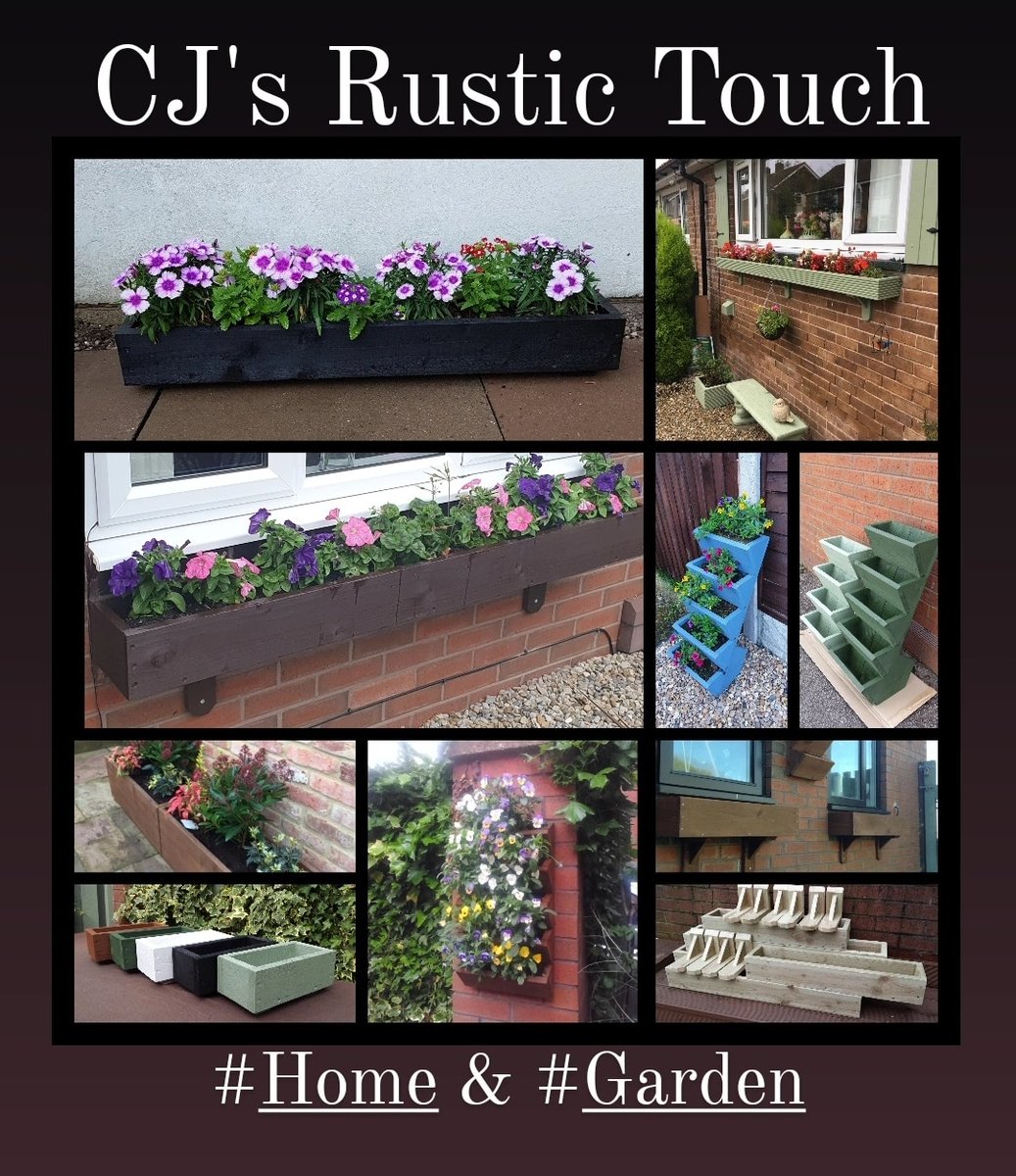 #Follow for everything #Handmade #Home &amp; #Garden 💚🏡
To Stay tuned for : 

💥 New items 
💥 Offers 
💥 #Giveaways
💥 #Smallbusiness support 💖 

#homedecor #Gardendecor 

#cjsrustictouch 

#EarlyBiz #bizbubble #shopindie 

🧡🍂 #Ebay &amp; #Etsy 🍂🧡
ebay.co.uk/usr/rustictouch