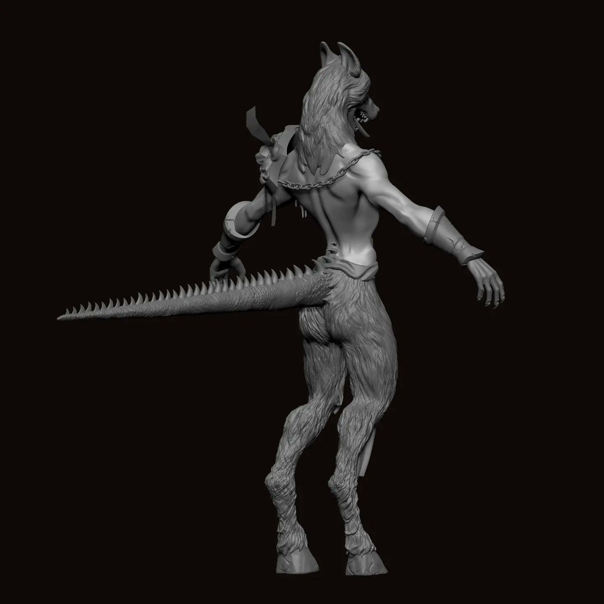 felinexycw's tweet photo. Sculpting doggo monster 🐺
I will make him a gameready character with animations =)
#furry #characterfigure #3dstatue #zbrush #canine #monster #figurine #anthro https://t.co/uh0Em7HTPS