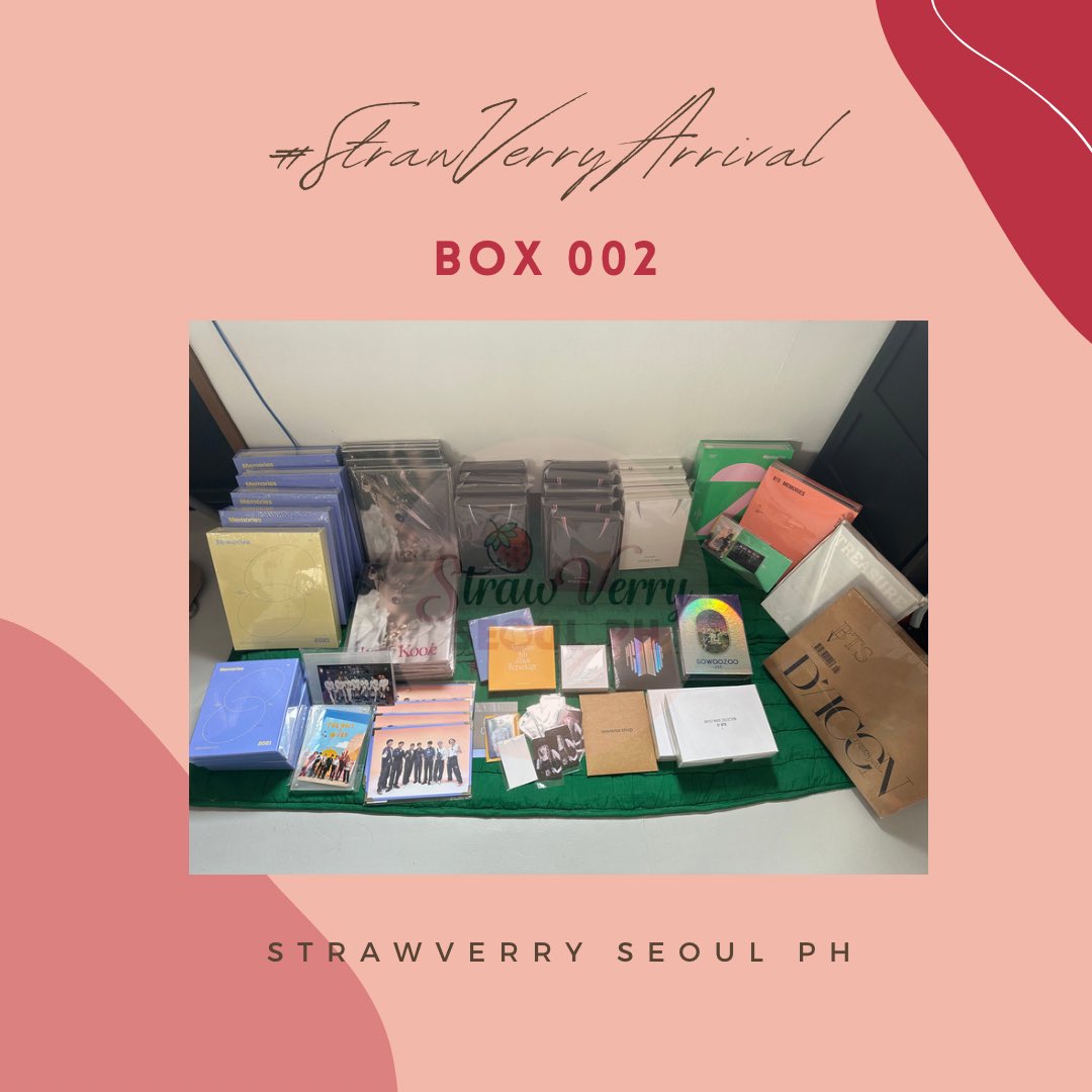 StrawVerrySPH's tweet photo. #StrawVerryArrival 🍓

BOX#002

Please let us sort and pack your babies 🤗. Shipping/Meet-Up/Pick-Up will start on Sunday-Onwards please give us at least 3-5 days to disinfect and sanitize your items. 

Thank you for your patience and understanding 🙇🏻‍♀️ God Bless! 💜 https://t.co/EghFkXglmK