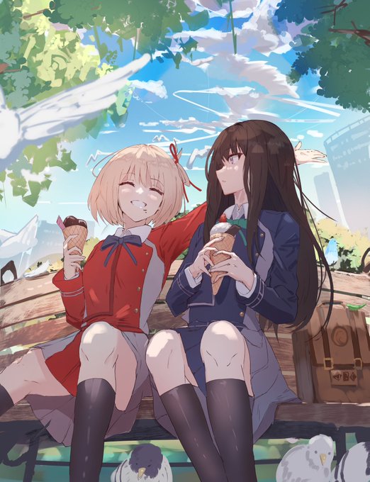 リコリス・リコイル2期待ってます。#リコリコ #イラスト 