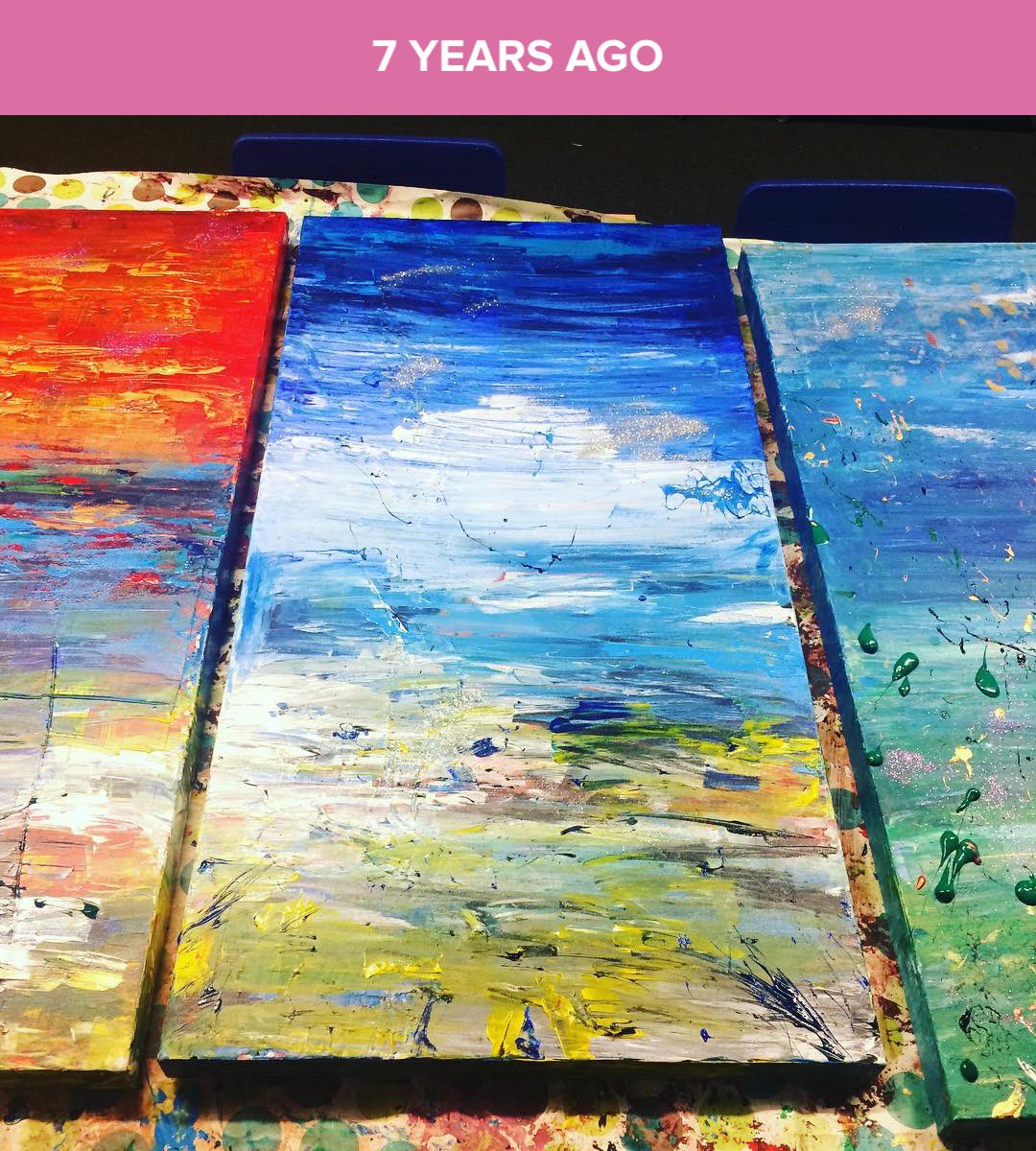 I can’t believe this was 7 years ago @DavidSammels @Mayflower_MCA @artcarlyjones! 🎨 #MCAart #wholeschoolproject