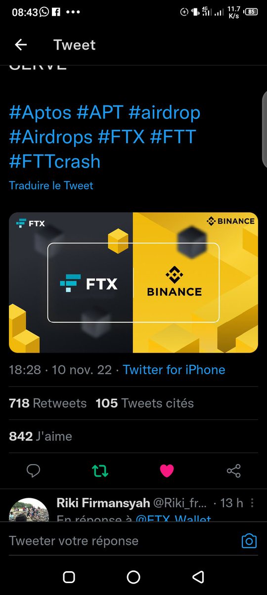 LbmServices's tweet photo. @FTX_Wallet bnb1ugyfayynf44nj5ds057qwskh70km772pz6guzj https://t.co/B2GM8v5wuR