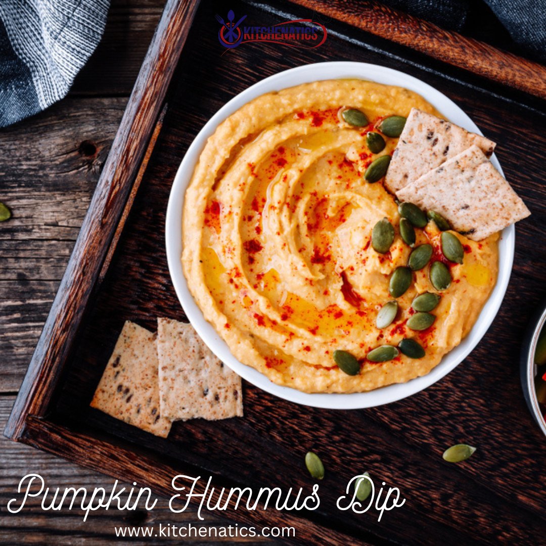 MyKitchenatics's tweet image. This appetizing Pumpkin Hummus Dip is perfect for your appetizers and snacks this Thanksgiving. Serve them with crackers, cut-up veggies, and chips for a delicious and enjoyable gathering.

kitchenatics.com/recipes/appeti…

#KITCHENATICS #MakeCookingEasier #food