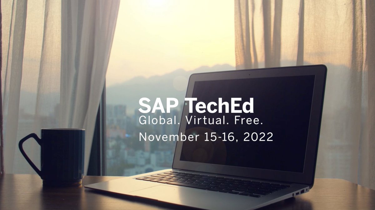 #SAPTechEd is almost here! Just a few days to go until our biggest tech event of the year. Keynotes, lectures, breakouts, workshops... you name it, we've got it! If you haven't registered, what are you waiting for? go3.events.sap.com/sapteched/hybr…