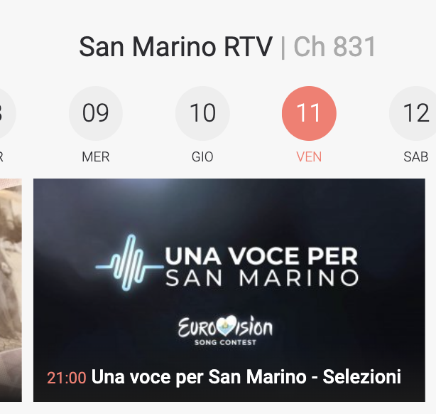 ESC Discord on Twitter: "🇸🇲 Bored tonight? Not anymore! San Marino RTV