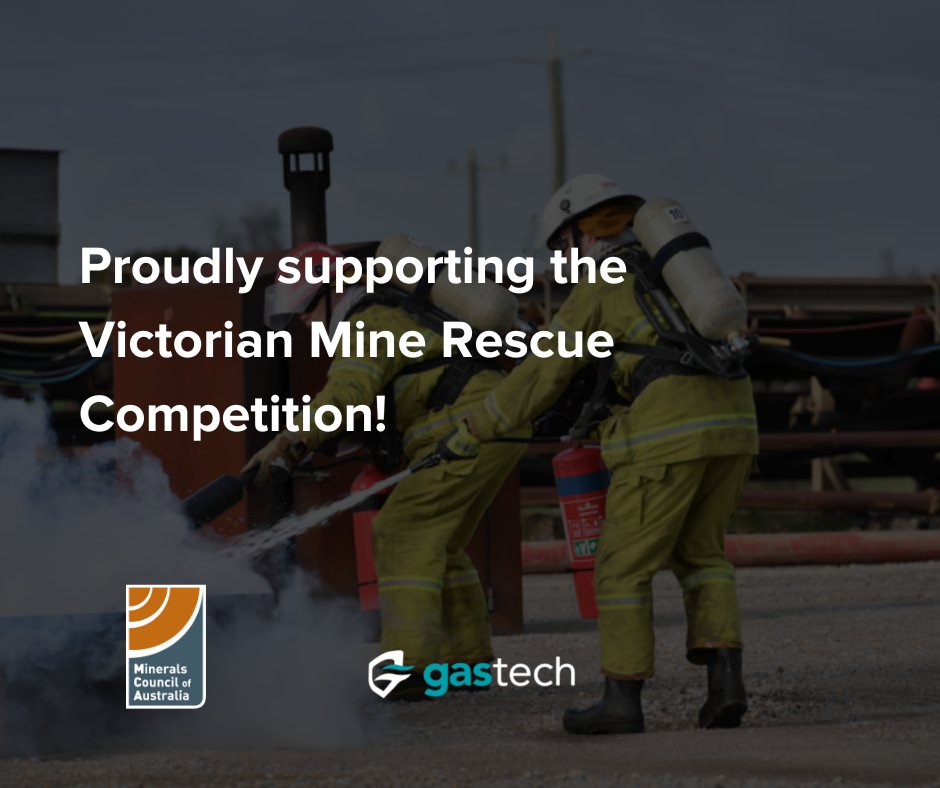gastechofficial's tweet photo. //📢 VMRC KICKS OFF📢\\
The Victorian Mine Rescue Competition by Minerals Council of Australia is now underway in Bendigo, and we are glad to be a sponsor of this great event!

📅November 11-13 

#VMRC #mining #emergencyresponse #competition #designedforsupport https://t.co/TA9zUSA27K
