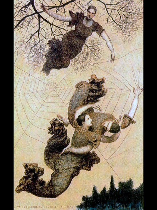 グザヴィエ・メルリ『秋』1893年頃 ベルギー王立美術館