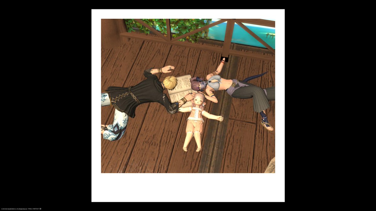 仲の良い家族風😄
#PS5Share, #ファイナルファンタジーXIV