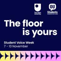 _OpenVoice's tweet photo. I'm excited to attend Faculty of Science, Technology, Engineering and Mathematics: Students and staff live chat at OU Student Voice Week 2022 https://t.co/Pii4efZZne #OUStudentVoice @sched https://t.co/JiJn9stLm2