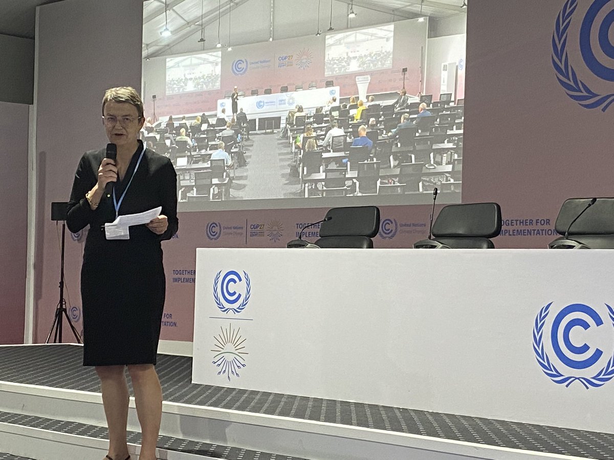 Hanne Søndergaard, <a href="/Arla_Foods/">Arla Foods</a> Chief Sustainability Officer, explains the importance engaging and involving farmers in #ClimateAction is at <a href="/worldfarmersorg/">WFO</a> meeting #COP27. #FarmersAtCop