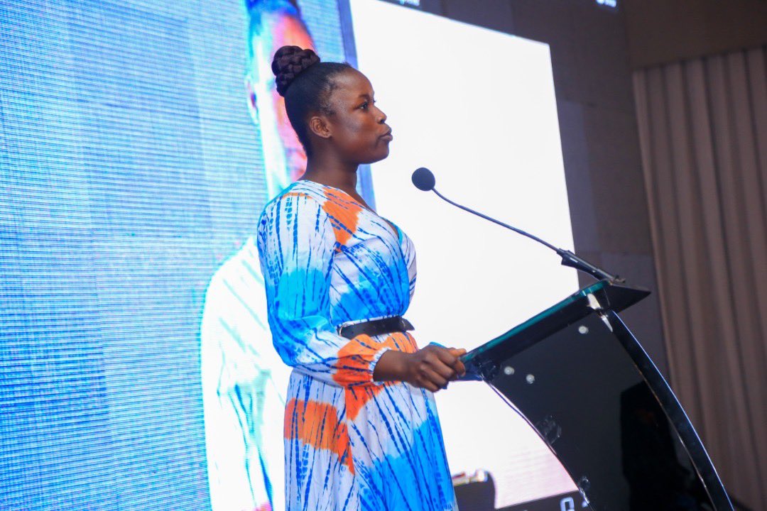 CecileZ9's tweet photo. 1/3 Je voudrais féliciter au nom de @unfpaci Mme. Adayé Ama Adelize, ex porteuse de fistule et championne de la lutte contre la fistule en Côte d'Ivoire pour son admission au concours d'entrée à l'INFAS pour la formation de sage-femme. #EndFistula https://t.co/7Z0LMCQNvH
