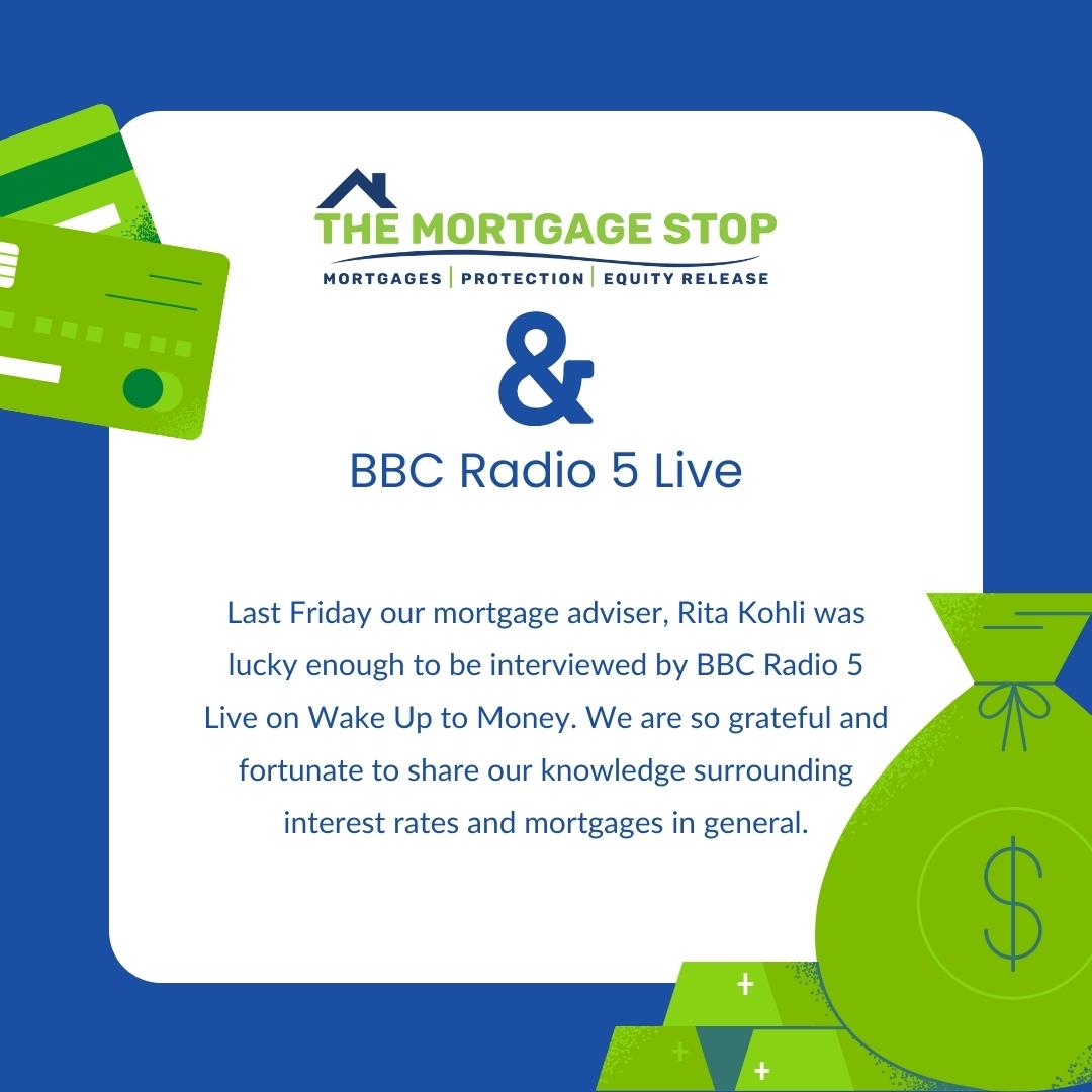 Last week our expert mortgage adviser was asked by the BBC to be interviewed on Radio 5 Live on their Wake Up to Money segment. You can listen to it here zcu.io/UENb.?utm_source=twitter&amp;utm_medium=Zoho+Social&amp;utm_content=Lastweekou Rita's part starts at 15:59.