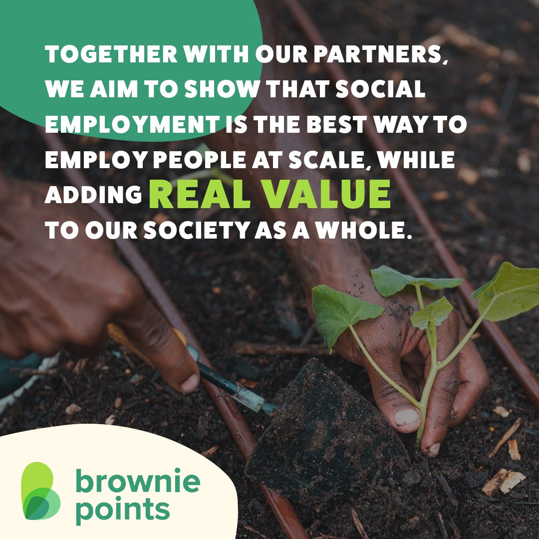 An incredible South African initiative that aims to show that social employment is the best way to employ people at scale. Brownie Points is honoured to play a part in this amazing campaign. Find out more about how you can get involved: browniepoints.africa/campaigns/71