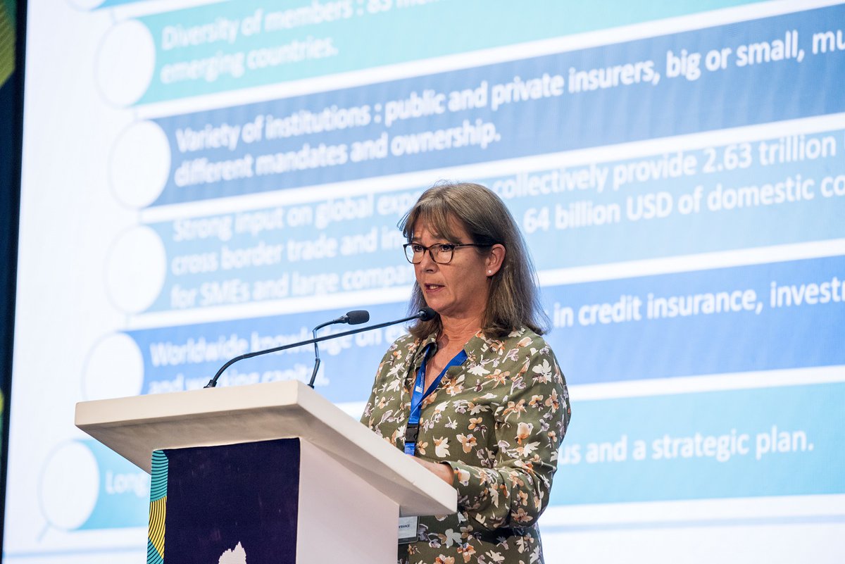 Berne Union (@berneunion) on Twitter photo ๐ข Maรซlia DUFOUR (<a href="/Bpifrance/">Bpifrance</a>) elected #President of the <a href="/BerneUnion/">Berne Union</a>.
Maรซlia is joined by Benjamin Mugisha (African Trade Insurance Agency <a href="/ATI_ACA/">ATIDI - African Trade & Investment Dev. Insurance</a>) as her Vice President and new Chairs and Vice Chairs of the Committees for #ST and #MLT #exportcredit:
๐ t.ly/2zhJ ๐ข Maรซlia DUFOUR (<a href="/Bpifrance/">Bpifrance</a>) elected #President of the <a href="/BerneUnion/">Berne Union</a>.
Maรซlia is joined by Benjamin Mugisha (African Trade Insurance Agency <a href="/ATI_ACA/">ATIDI - African Trade & Investment Dev. Insurance</a>) as her Vice President and new Chairs and Vice Chairs of the Committees for #ST and #MLT #exportcredit:
๐ t.ly/2zhJ